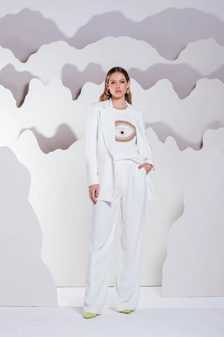 Charlene Embroidered Charth Sweatshirt