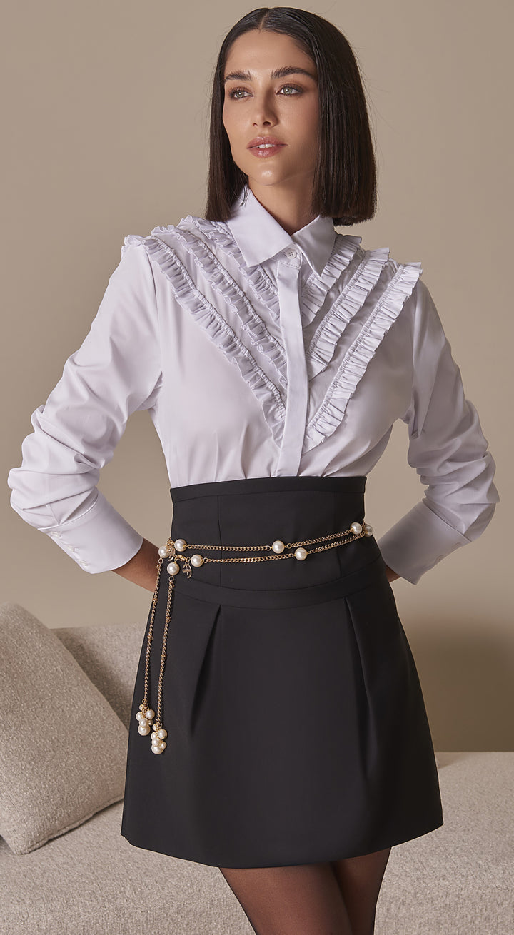 Anne Fernandes Chain+Pearl Belt