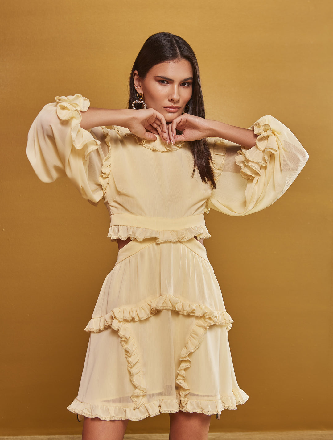 Anne Fernandes Openwork Dress