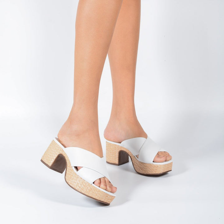 Jorge Bischoff Brulée Strappy Clogs