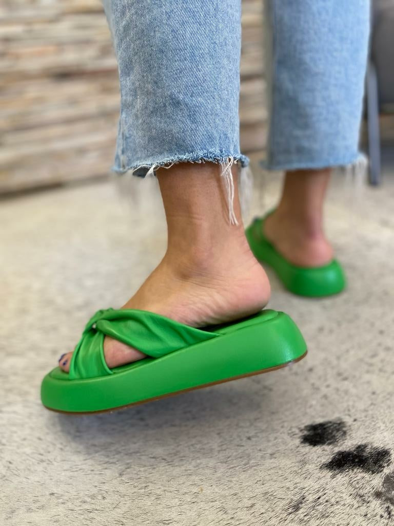 Flat Papete Couro