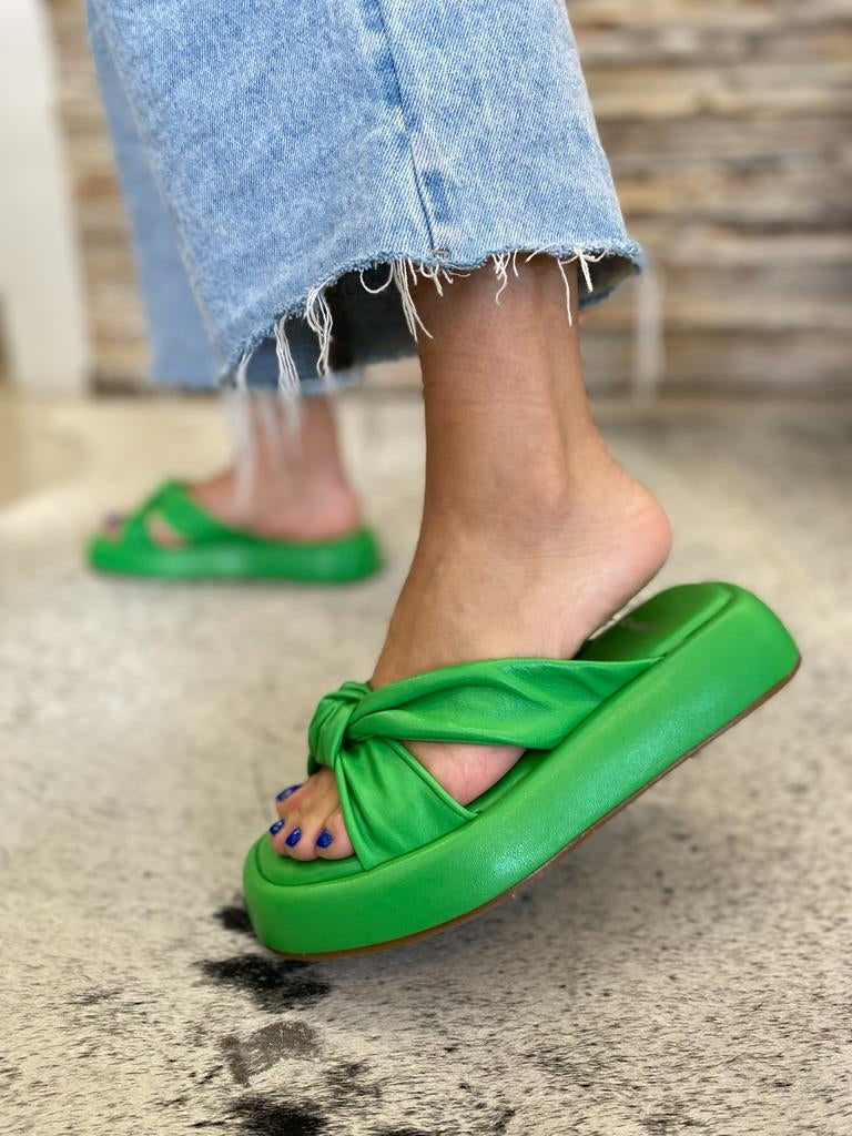 Flat Papete Couro