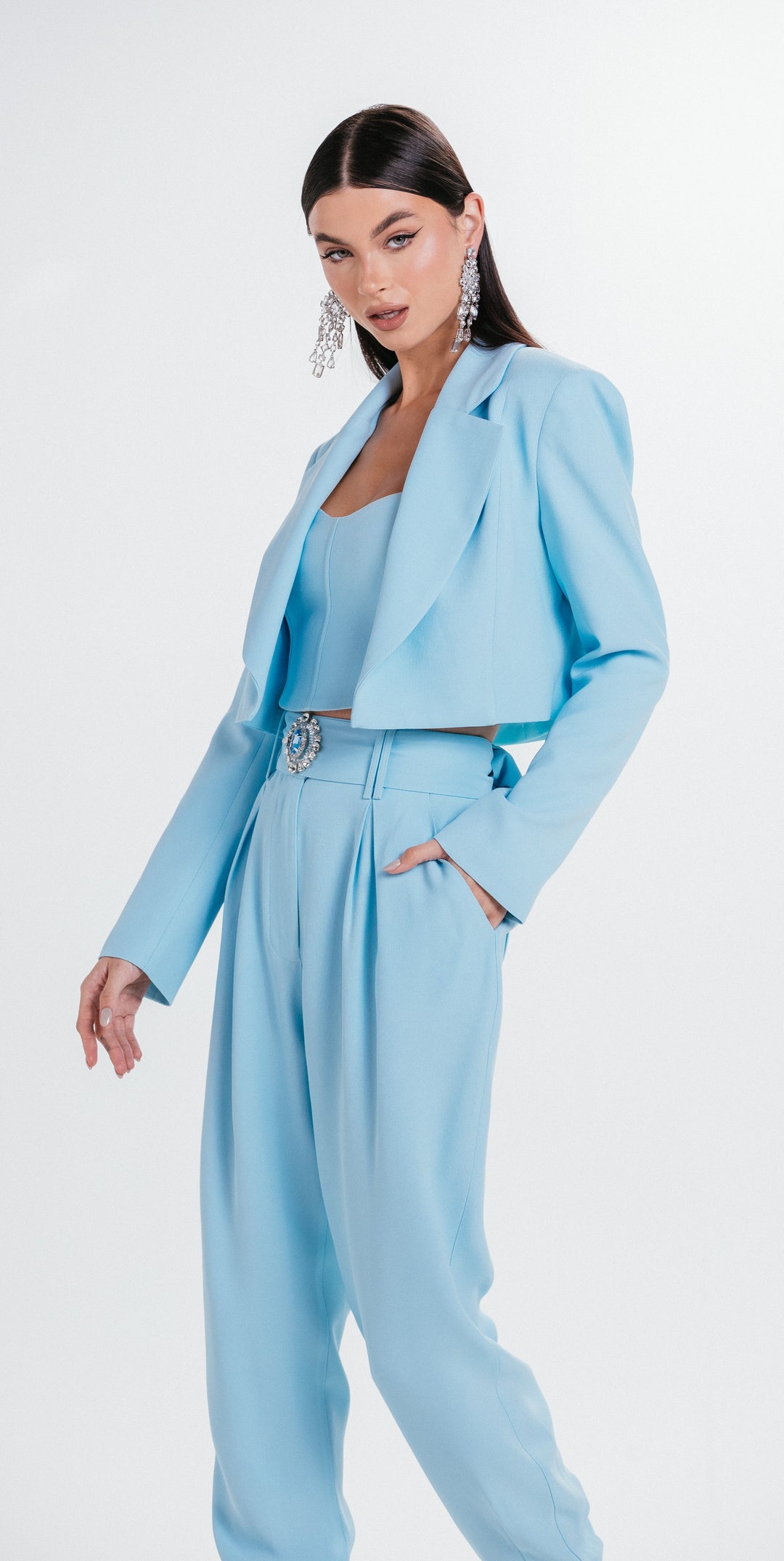 Blazer Cropped Charth